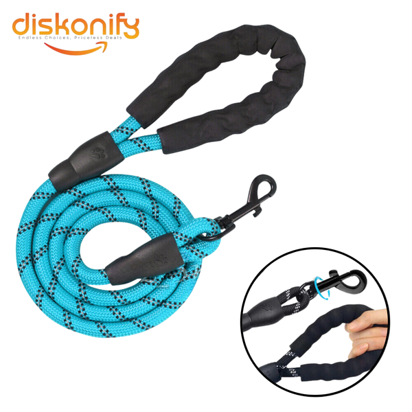 Durable Nylon Dog Training Leash - Heavy Duty Recall Lead for Pets